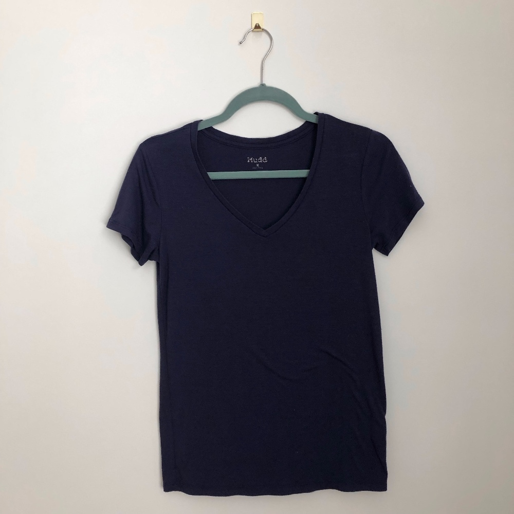 Navy V-Neck Shirt